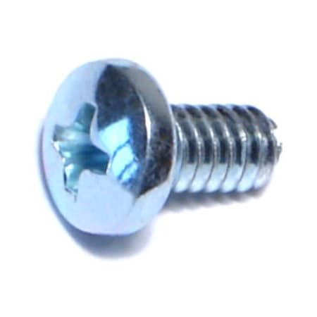 Midwest Fastener #10-24 x 3/8 in Phillips Pan Machine Screw, Zinc Plated Steel, 100 PK 07335